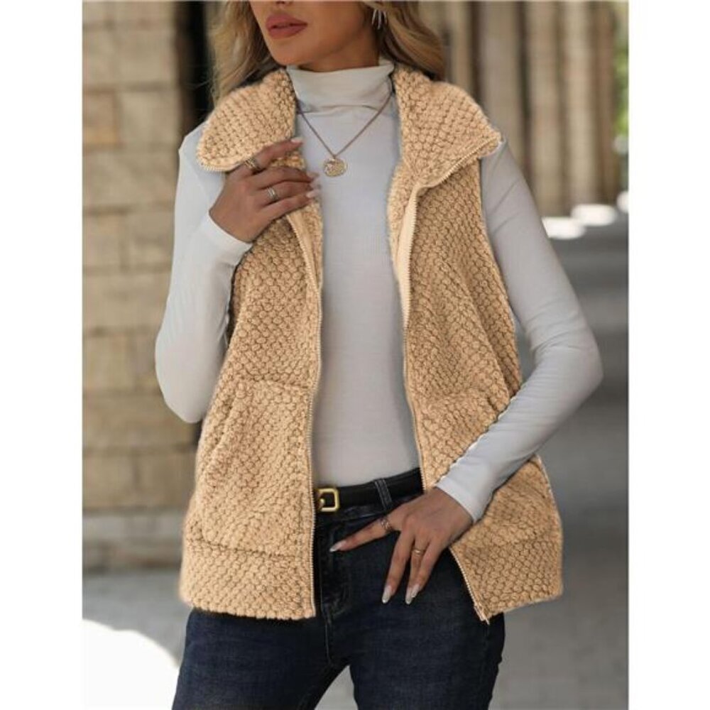 Zip-Up Vest Coat - Picture 6 of 11